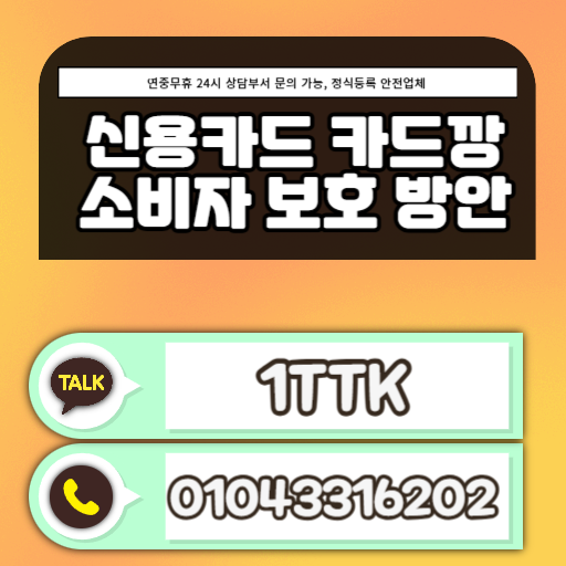 신용카드 카드깡 소비자 보호 방안